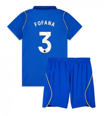 Chelsea Wesley Fofana #3 Hemmaställ Barn 2026-27 Kortärmad (+ Korta byxor)